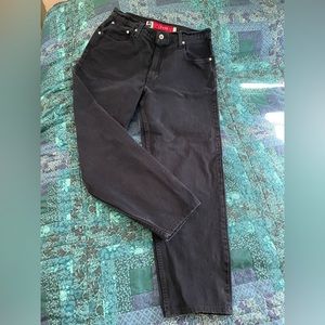 Levi's Black Silver Tab Jeans Juniors Size 13 M